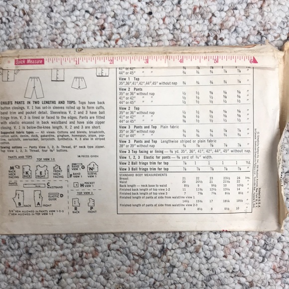 Vintage kids sewing patterns - size 3 - Picture 3 of 11